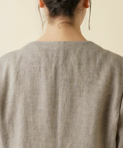 Leilian PLUS HOUSE / レリアンプラスハウス テーラードジャケット | ノーカラージャケット【ROCHAS Premiere】 | 詳細8