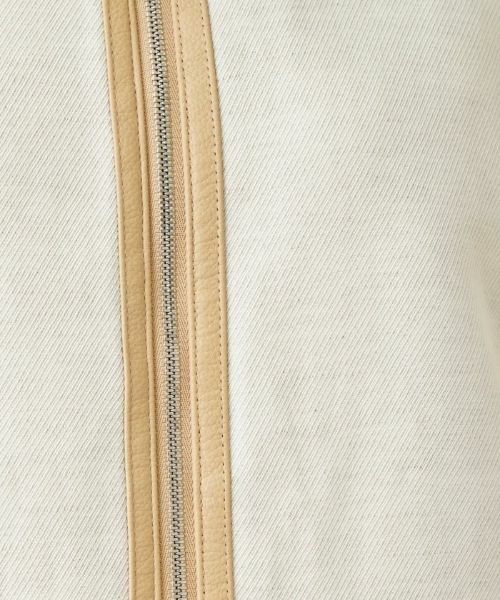 Leilian PLUS HOUSE / レリアンプラスハウス テーラードジャケット | 異素材切替ジップジャケット【ROCHAS Premiere】 | 詳細11