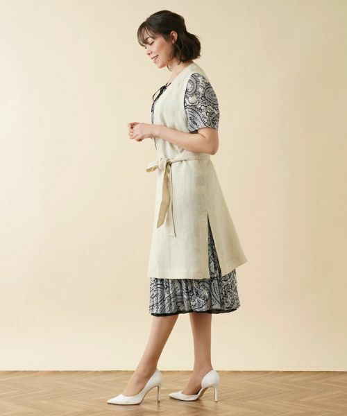 Leilian PLUS HOUSE / レリアンプラスハウス テーラードジャケット | ロングベスト【ROCHAS Premiere】 | 詳細2