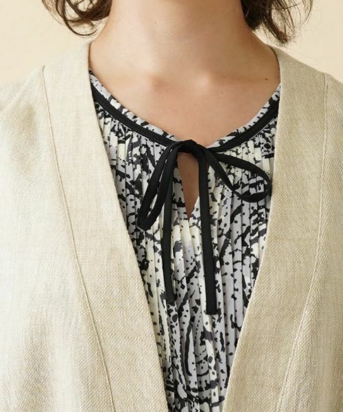 Leilian PLUS HOUSE / レリアンプラスハウス テーラードジャケット | ロングベスト【ROCHAS Premiere】 | 詳細8