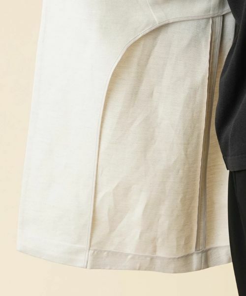 Leilian PLUS HOUSE / レリアンプラスハウス テーラードジャケット | ラペルドロングベスト【ROCHAS Premiere】 | 詳細12