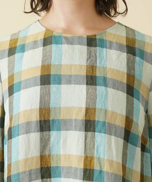 Leilian PLUS HOUSE / レリアンプラスハウス シャツ・ブラウス | チェックオーバーブラウス【ROCHAS Premiere】 | 詳細7