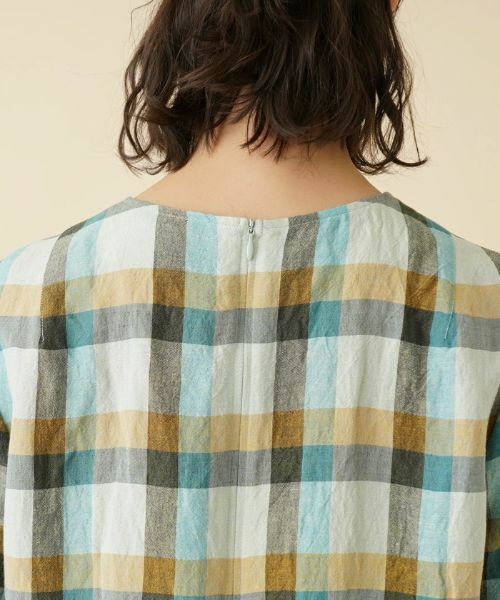 Leilian PLUS HOUSE / レリアンプラスハウス シャツ・ブラウス | チェックオーバーブラウス【ROCHAS Premiere】 | 詳細8