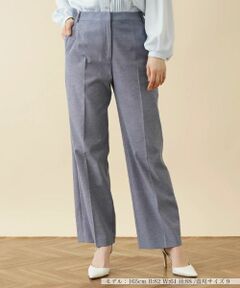 Leilian PLUS HOUSE / レリアンプラスハウス その他パンツ | ワイドストレートパンツ【ROCHAS Premiere】