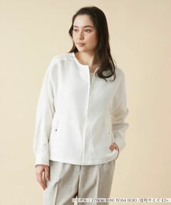 Leilian PLUS HOUSE / レリアンプラスハウス テーラードジャケット | ジップアップジャケット