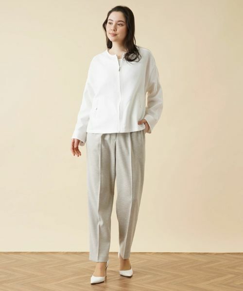 Leilian PLUS HOUSE / レリアンプラスハウス テーラードジャケット | ジップアップジャケット | 詳細1