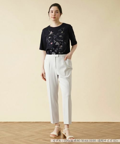 Leilian PLUS HOUSE / レリアンプラスハウス その他パンツ | 【店舗人気】ストレッチテーパードパンツ | 詳細1