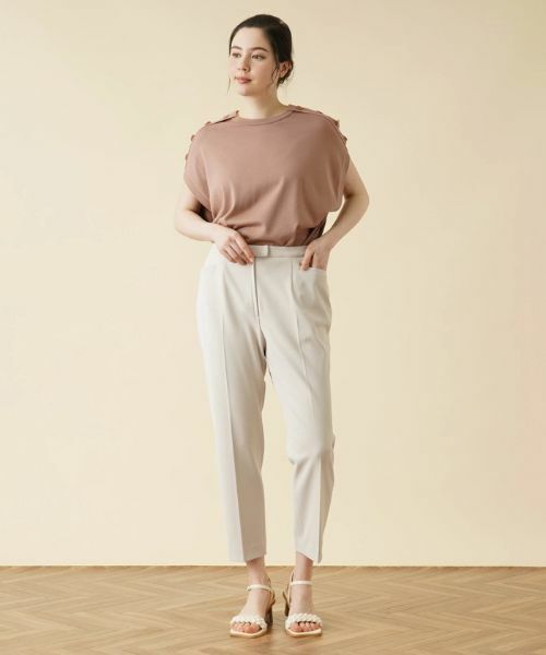 Leilian PLUS HOUSE / レリアンプラスハウス その他パンツ | 【店舗人気】ストレッチテーパードパンツ | 詳細14