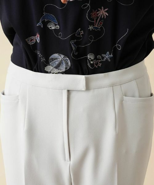 Leilian PLUS HOUSE / レリアンプラスハウス その他パンツ | 【店舗人気】ストレッチテーパードパンツ | 詳細7