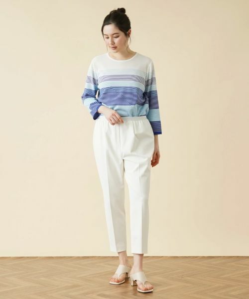 Leilian PLUS HOUSE / レリアンプラスハウス その他パンツ | クロップドテーパードパンツ | 詳細13