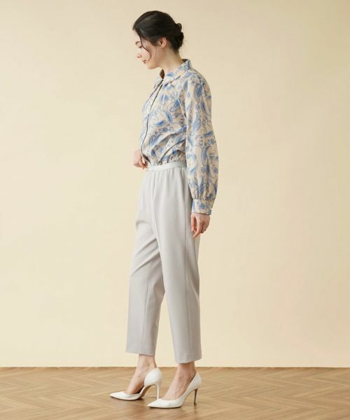 Leilian PLUS HOUSE / レリアンプラスハウス その他パンツ | クロップドテーパードパンツ | 詳細2