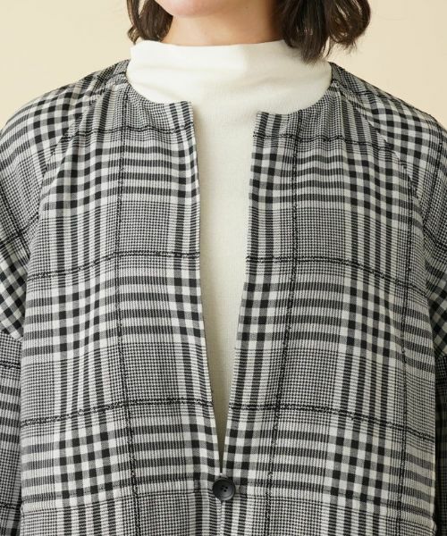 Leilian PLUS HOUSE / レリアンプラスハウス テーラードジャケット | チェックノーカラージャケット | 詳細25