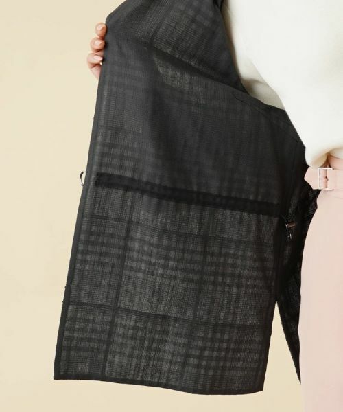 Leilian PLUS HOUSE / レリアンプラスハウス テーラードジャケット | チェックノーカラージャケット | 詳細28