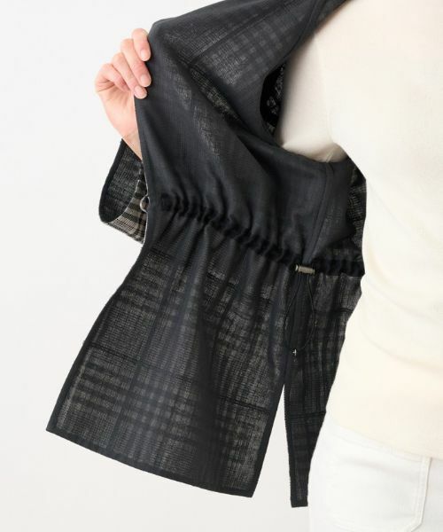 Leilian PLUS HOUSE / レリアンプラスハウス テーラードジャケット | チェックノーカラージャケット | 詳細8