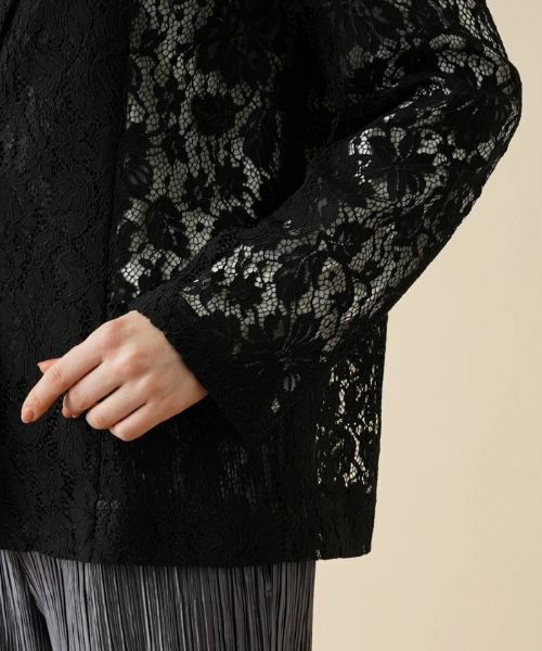 Leilian PLUS HOUSE / レリアンプラスハウス テーラードジャケット | レースブレザー【プラス企画】 | 詳細10