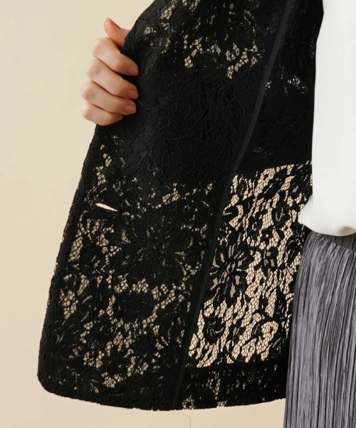 Leilian PLUS HOUSE / レリアンプラスハウス テーラードジャケット | レースブレザー【プラス企画】 | 詳細11