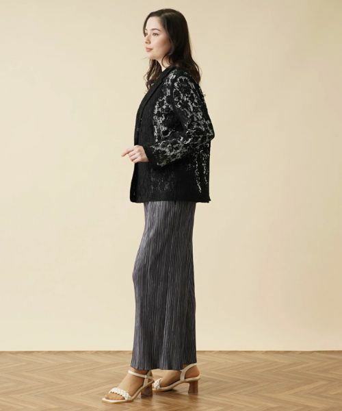 Leilian PLUS HOUSE / レリアンプラスハウス テーラードジャケット | レースブレザー【プラス企画】 | 詳細4