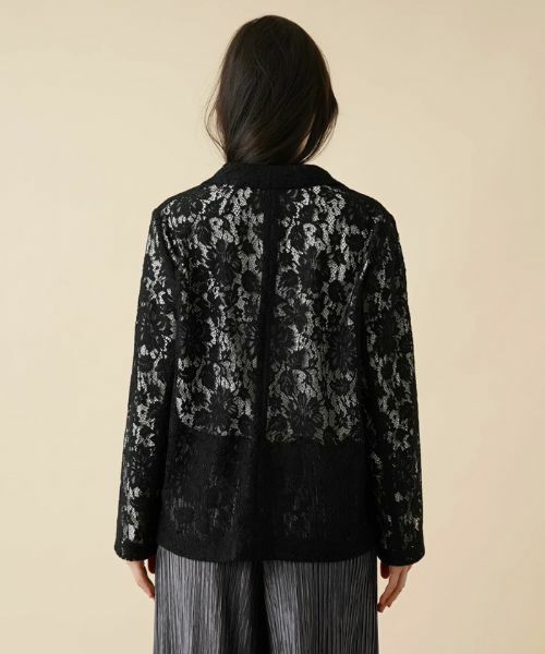 Leilian PLUS HOUSE / レリアンプラスハウス テーラードジャケット | レースブレザー【プラス企画】 | 詳細7