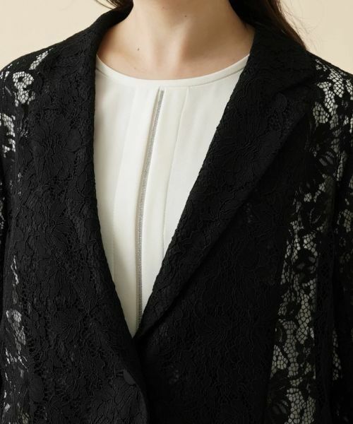 Leilian PLUS HOUSE / レリアンプラスハウス テーラードジャケット | レースブレザー【プラス企画】 | 詳細8