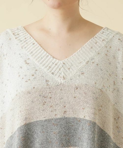 Leilian PLUS HOUSE / レリアンプラスハウス テーラードジャケット | ラメVネックニットベスト【TONET】 | 詳細7