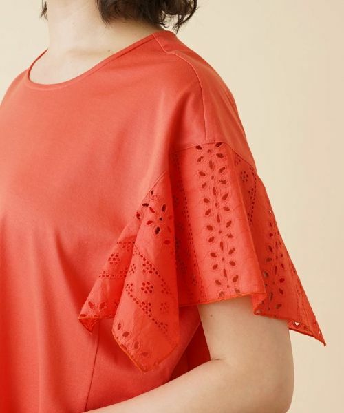 Leilian PLUS HOUSE / レリアンプラスハウス カットソー | レーススリーブカットソー【プラス企画】 | 詳細11