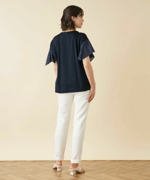 Leilian PLUS HOUSE / レリアンプラスハウス カットソー | レーススリーブカットソー【プラス企画】 | 詳細16