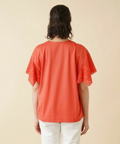 Leilian PLUS HOUSE / レリアンプラスハウス カットソー | レーススリーブカットソー【プラス企画】 | 詳細8