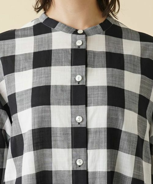 Leilian PLUS HOUSE / レリアンプラスハウス シャツ・ブラウス | チェック柄チュニックシャツ【プラス企画】 | 詳細7