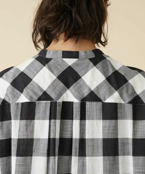 Leilian PLUS HOUSE / レリアンプラスハウス シャツ・ブラウス | チェック柄チュニックシャツ【プラス企画】 | 詳細8
