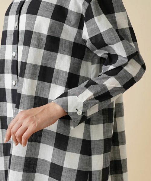 Leilian PLUS HOUSE / レリアンプラスハウス シャツ・ブラウス | チェック柄チュニックシャツ【プラス企画】 | 詳細9
