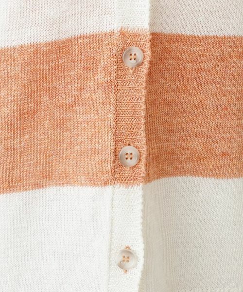 Leilian PLUS HOUSE / レリアンプラスハウス カーディガン・ボレロ | カラーブロックVネックカーディガン【HAND】 | 詳細13
