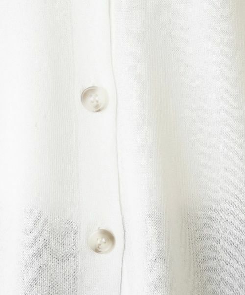 Leilian PLUS HOUSE / レリアンプラスハウス カーディガン・ボレロ | 配色ラインクルーネックカーディガン【HAND】 | 詳細16