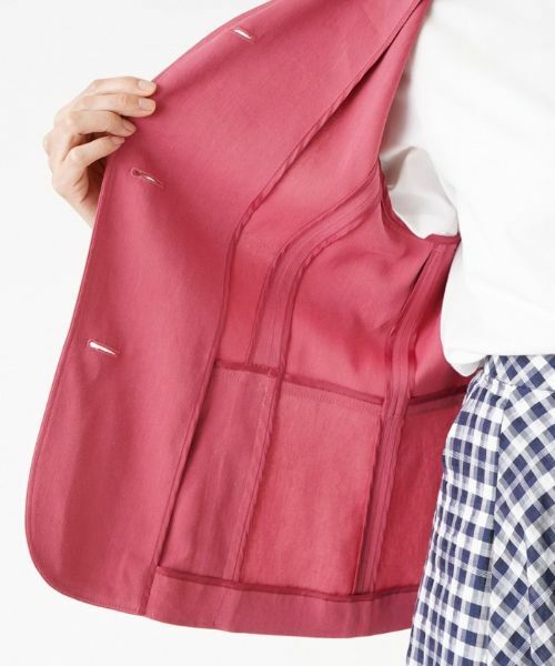 Leilian PLUS HOUSE / レリアンプラスハウス テーラードジャケット | ストレッチサマージャケット【ROCHAS Premiere】 | 詳細12