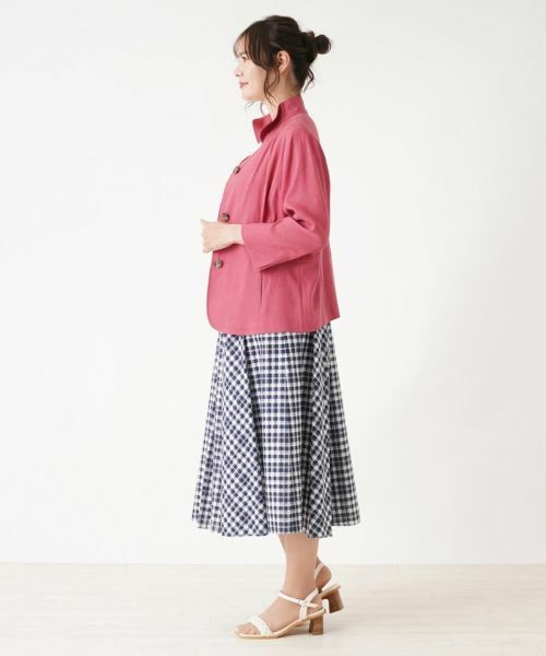 Leilian PLUS HOUSE / レリアンプラスハウス テーラードジャケット | ストレッチサマージャケット【ROCHAS Premiere】 | 詳細2