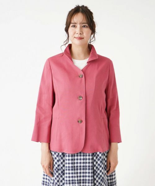 Leilian PLUS HOUSE / レリアンプラスハウス テーラードジャケット | ストレッチサマージャケット【ROCHAS Premiere】 | 詳細4