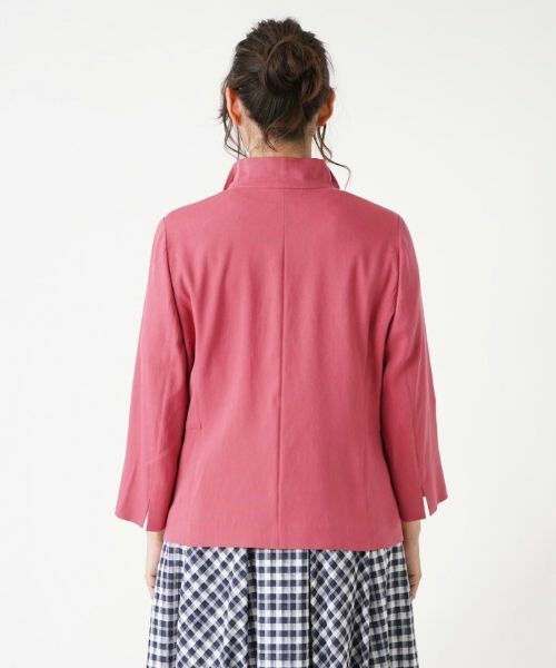 Leilian PLUS HOUSE / レリアンプラスハウス テーラードジャケット | ストレッチサマージャケット【ROCHAS Premiere】 | 詳細6