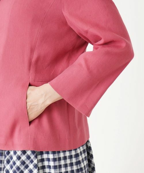 Leilian PLUS HOUSE / レリアンプラスハウス テーラードジャケット | ストレッチサマージャケット【ROCHAS Premiere】 | 詳細9