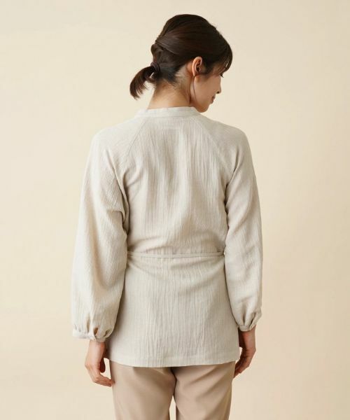 Leilian PLUS HOUSE / レリアンプラスハウス シャツ・ブラウス | バンドカラーブラウス【ROCHAS Premiere】 | 詳細7