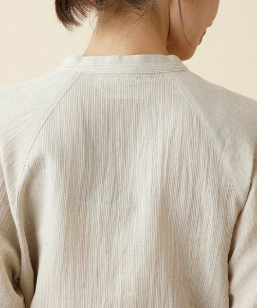 Leilian PLUS HOUSE / レリアンプラスハウス シャツ・ブラウス | バンドカラーブラウス【ROCHAS Premiere】 | 詳細9