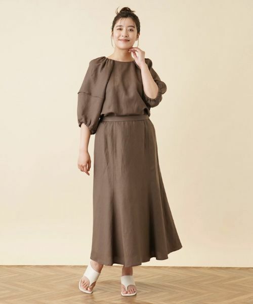 Leilian PLUS HOUSE / レリアンプラスハウス シャツ・ブラウス | ボリュームスリーブブラウス【NEMIKA】 | 詳細1