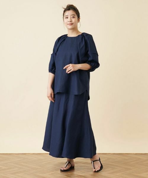 Leilian PLUS HOUSE / レリアンプラスハウス シャツ・ブラウス | ボリュームスリーブブラウス【NEMIKA】 | 詳細17