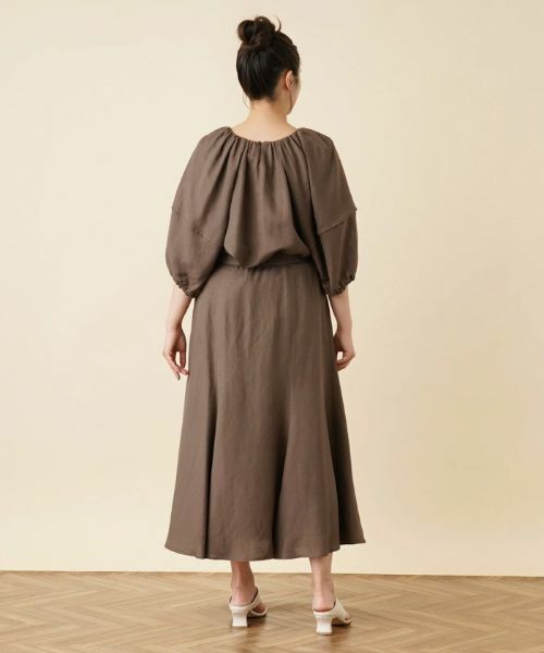 Leilian PLUS HOUSE / レリアンプラスハウス シャツ・ブラウス | ボリュームスリーブブラウス【NEMIKA】 | 詳細3