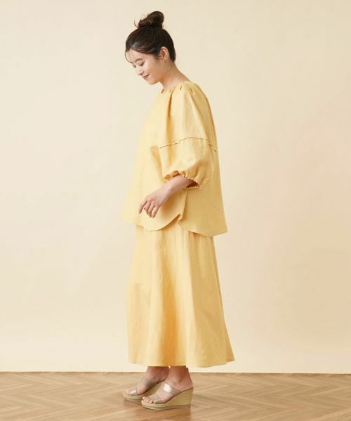 Leilian PLUS HOUSE / レリアンプラスハウス シャツ・ブラウス | ボリュームスリーブブラウス【NEMIKA】 | 詳細6