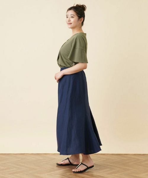 Leilian PLUS HOUSE / レリアンプラスハウス ミニ・ひざ丈スカート | マーメイドシルエットスカート【NEMIKA】 | 詳細15