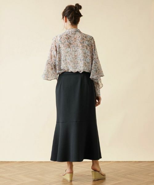 Leilian PLUS HOUSE / レリアンプラスハウス ミニ・ひざ丈スカート | マーメイドロングスカート【NEMIKA】 | 詳細14