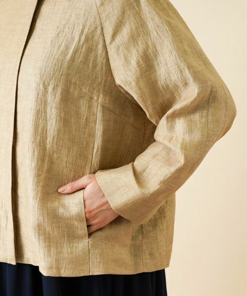Leilian PLUS HOUSE / レリアンプラスハウス テーラードジャケット | ノーカラージャケット | 詳細10