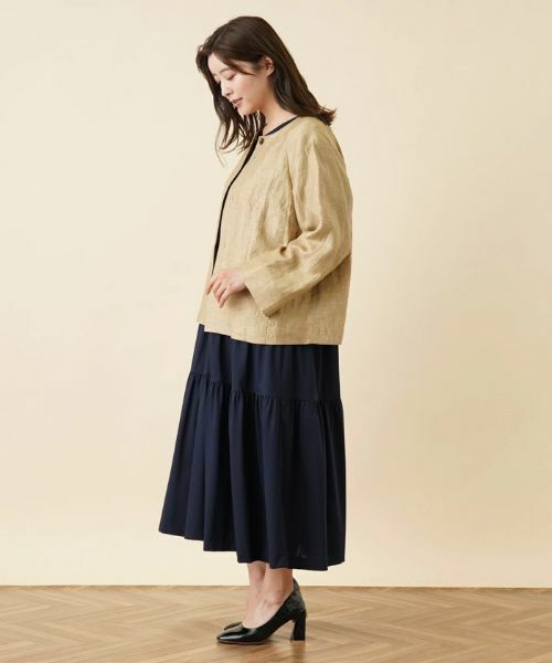 Leilian PLUS HOUSE / レリアンプラスハウス テーラードジャケット | ノーカラージャケット | 詳細2