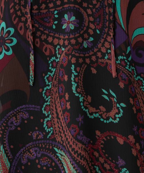 Leilian PLUS HOUSE / レリアンプラスハウス シャツ・ブラウス | 楊柳ペイズリーブラウス【ERICA】 | 詳細11