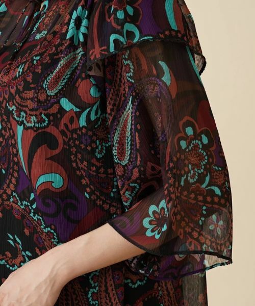 Leilian PLUS HOUSE / レリアンプラスハウス シャツ・ブラウス | 楊柳ペイズリーブラウス【ERICA】 | 詳細26