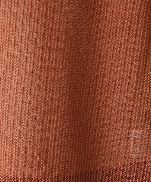 Leilian PLUS HOUSE / レリアンプラスハウス カーディガン・ボレロ | 透かし編みニットカーディガン | 詳細10